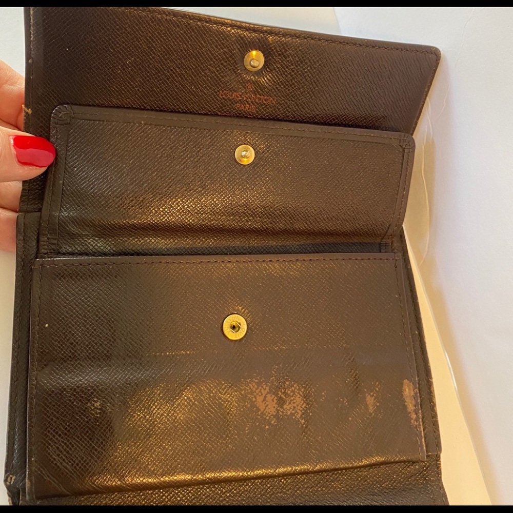 LOUIS VUITTON Porte Tresor Wallet in Damien Ebene good condition with box * - Picture 6 of 15